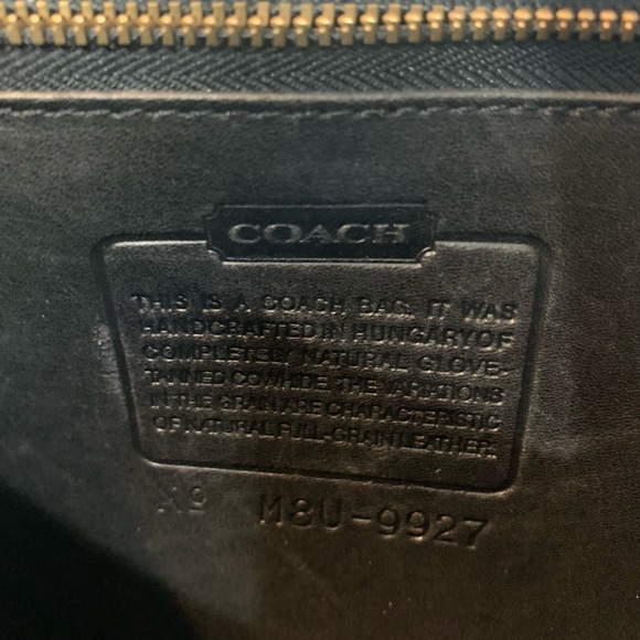 Coach Willis 9927 Messenger Crossbody Bag with Hang Tag Fob Rare - Picture 9 of 11